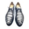 Pantofi dama, argintiu, din piele naturala intoarsa