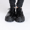Pantofi Arabella Black din piele naturala neagra